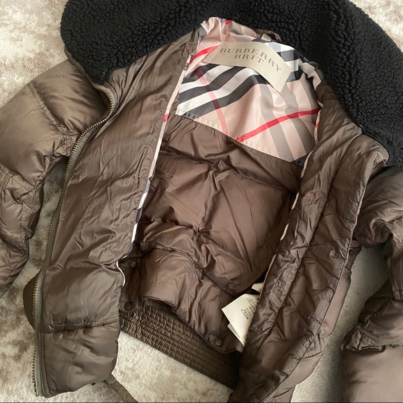 SOLD Burberry Bomber Aviator Jacket M - Picture 2 of 6